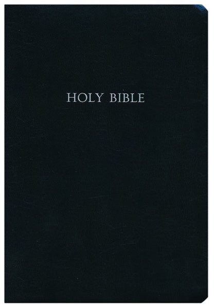 Large Print Wide Margin Black Bible