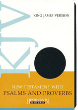 Load image into Gallery viewer, KJV New Testament w/ Psalms and Proverbs, Black
