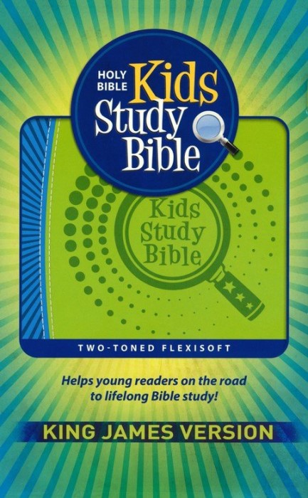 Kids Study Bible Blue/Green