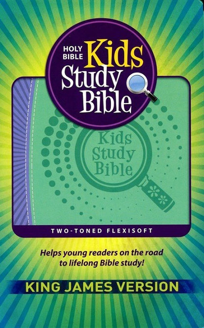 Kids Study Bible Purple/Green