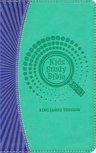 Load image into Gallery viewer, Kids Study Bible Purple/Green
