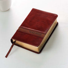 Load image into Gallery viewer, Compact Large Print Brown Bible
