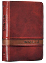 Load image into Gallery viewer, Compact Large Print Brown Bible
