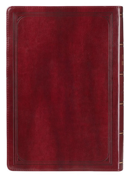 Super Giant Print Burgundy Bible