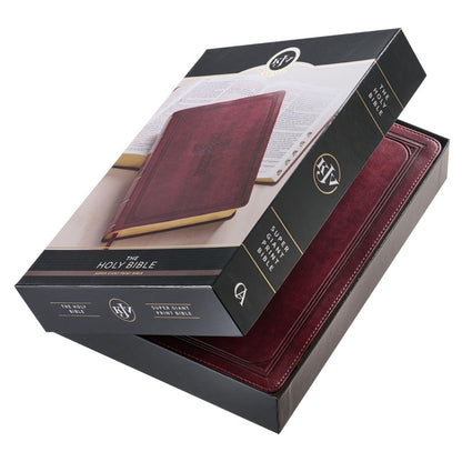 Super Giant Print Burgundy Bible