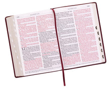 Load image into Gallery viewer, Super Giant Print Burgundy Bible
