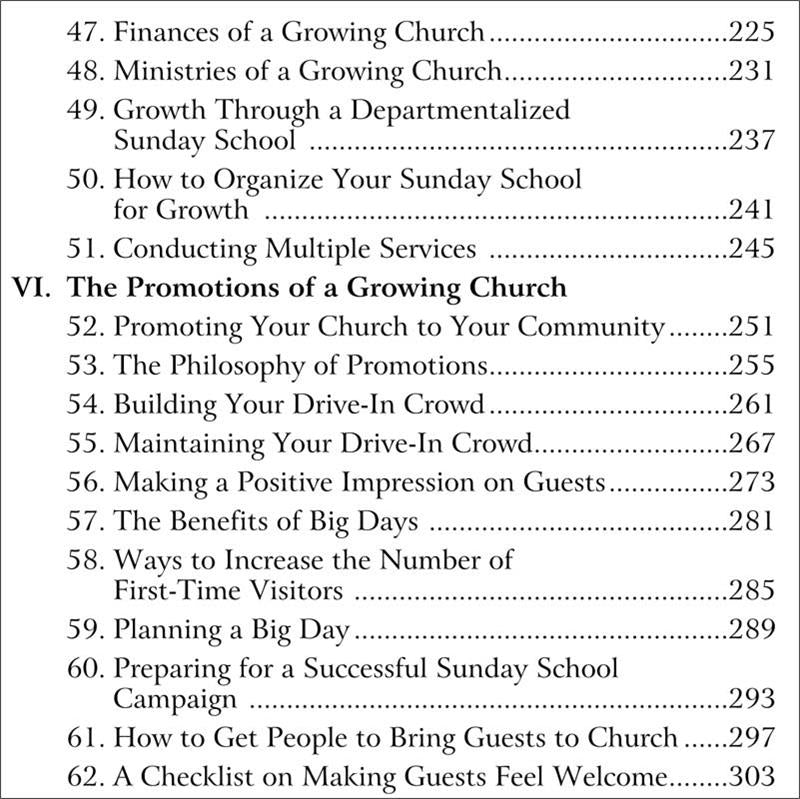 Church Growth Principles & Practices