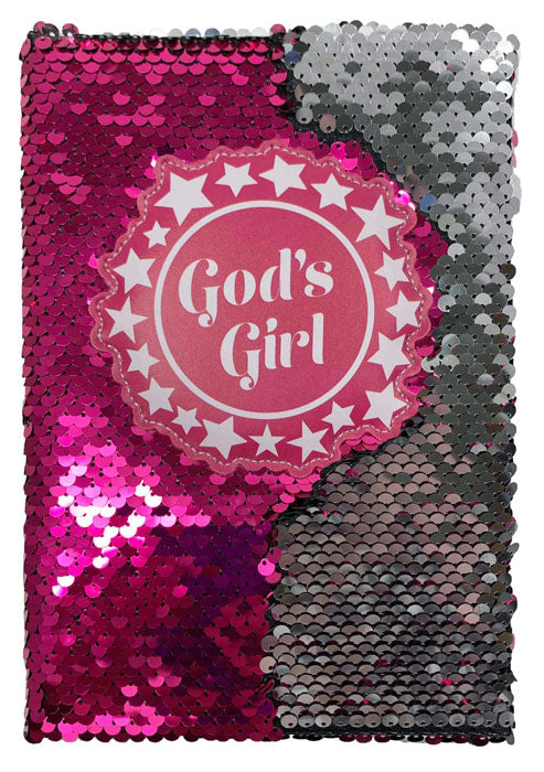 God's Girl Sequin Journal