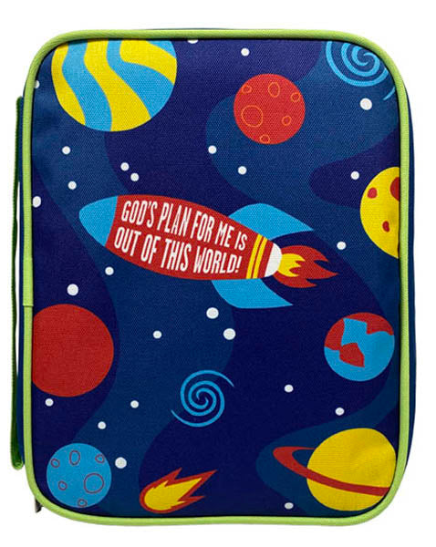 To the Moon Canvas Bible Cover