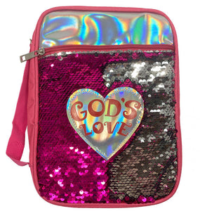 God's Love Sequin Bible Cover
