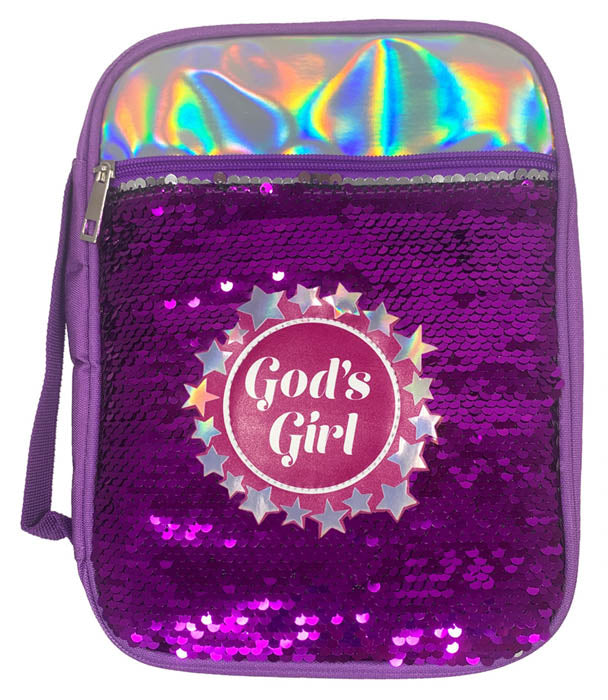 God's Girl Sequin Bible Cover