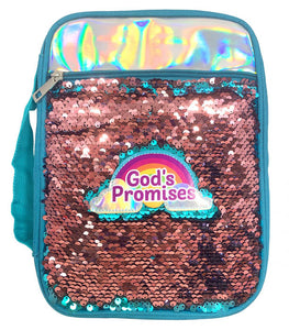 God's Promises Sequin Bible Cover