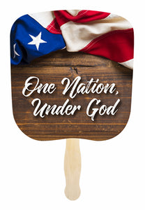 One Nation Under God Hand Fan