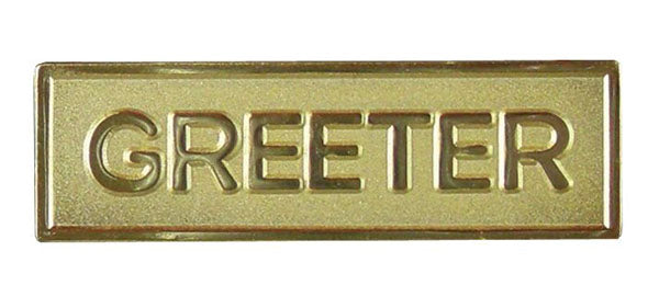Greeter Badge